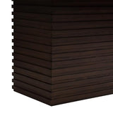 Rectangular Dining Table for 6-8 People, 84 in Long Kitchen Table with Sturdy Wooden Base & Espresso Finish Merax