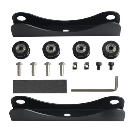 FYSETC 3D Printer Metal Filament Spool Holder - Adjustable Filament Stand Mount Rack: 0.5-5KG 3D Printing Material Roller Separated Brackets Fit All Spool Sizes Types Filament PLA PETG ABS - 1 Pack FYSETC