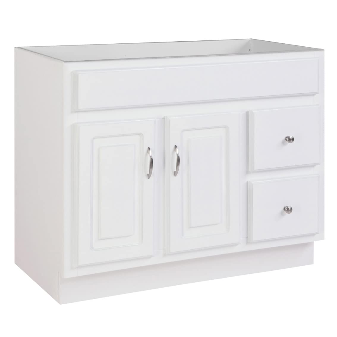 Design House Concord 36 Inch Bathroom Vanity, Ready to Assemble, Solid Wood, White, 587022 Design House