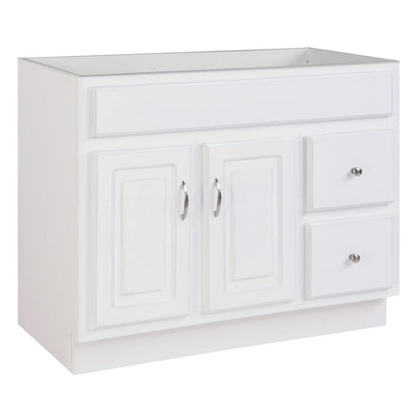 Design House Concord 36 Inch Bathroom Vanity, Ready to Assemble, Solid Wood, White, 587022 Design House