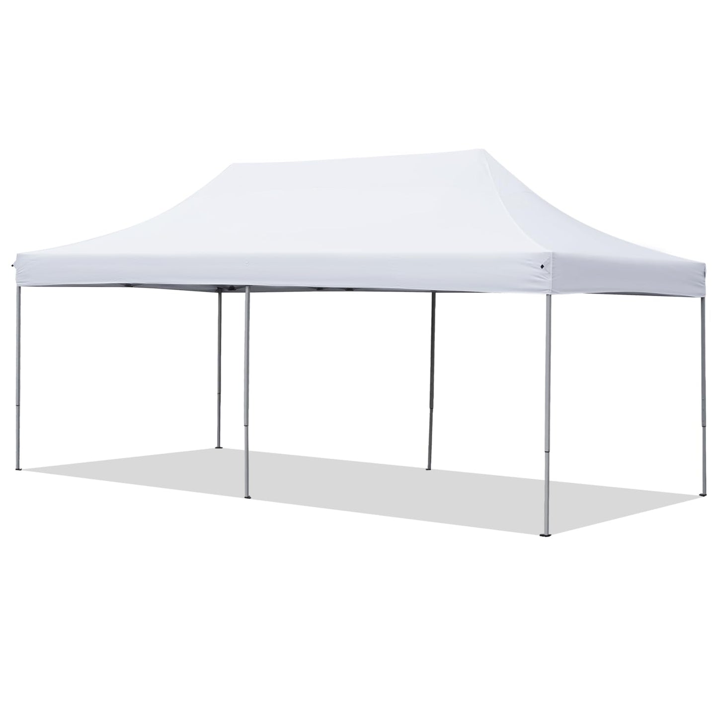 10x20 Ft Pop Up Canopy Tent Wedding Party Patio Gazebo Shelter White - WoodArtSupply