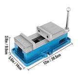 VEVOR Non Swivel Milling Lockdown Vise 4 Inch Precision Bench Clamp 100mm Width Drill Press Clamp 4 Inch Jaw Opening for Finishing Milling Machines VEVOR