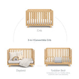 Storkcraft Beckett 3-in-1 Convertible Crib (Natural) – Converts from Baby Crib to Toddler Bed and Daybed, Fits Standard Full-Size Crib Mattress, STORK CRAFT