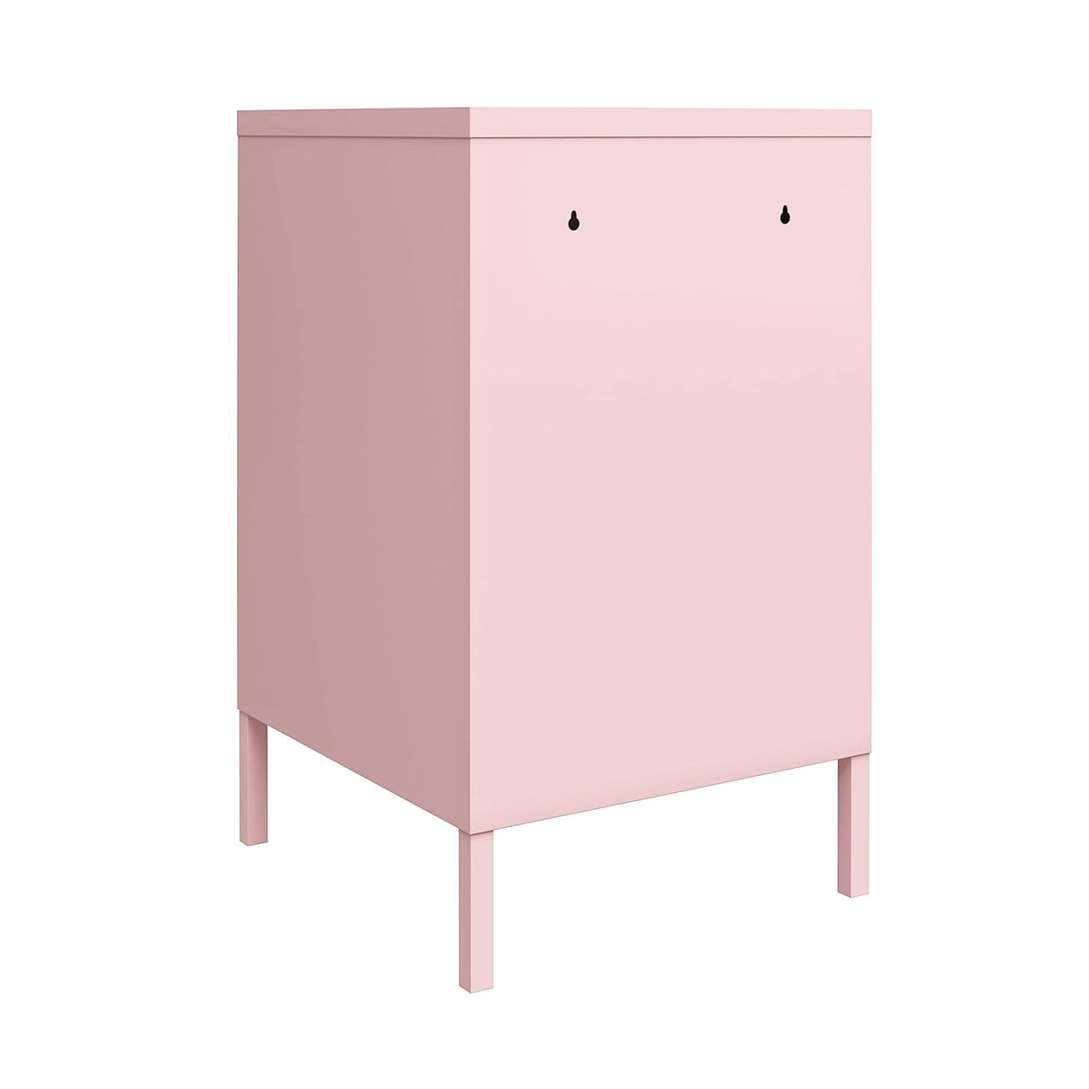 Novogratz Cache Metal Locker End Table, Bashful Pink Novogratz