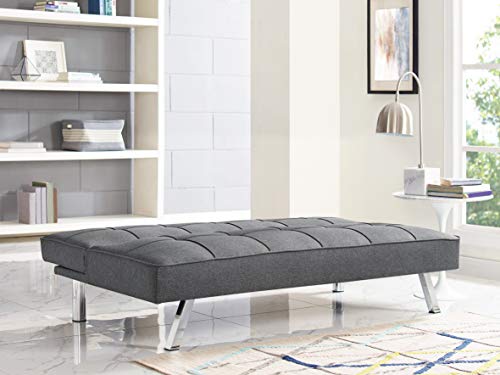Serta Rane Convertible Sofa Bed, Charcoal Serta