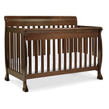 daVinci Kalani 4-in-1 Convertible Baby Crib - Strong, Easy to Assemble GREENGUARD Certified Crib - Convertible to Toddler Bed, Daybed, Full-Size Bed - Four Adjustable Mattress Heights - Espresso