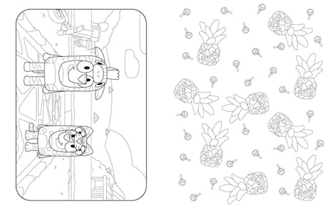 Bluey: Hooray, It's Halloween!: A Coloring Book WoodArtSupply