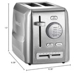 Cuisinart CPT-620 2-Slice Custom Select Toaster, Stainless Steel Cuisinart