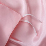 P Pothuiny Satin Duvet Cover Twin, Single Soft Duvet Cover Only, Luxury Silky Like Blush Pink Duvet Cover 68" x 90" Sold Separately - Zipper Closure & Corner Ties P Pothuiny