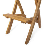 Christopher Knight Home Tundra Outdoor Foldable Wood Barstool Set, 2-Pcs Set, Natural Christopher Knight Home