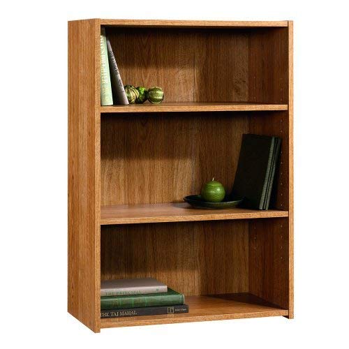 Sauder Beginnings 3 Bookcase/Book Shelf, L: 24.57" x W: 11.50" x H: 35.28, Highland Oak finish Sauder