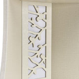 HOMES: Inside + Out Connelly Modern 5 Shelf LED Bookcase, Unique Thin Wood Bookshelf with Storage and Remote, Office Shelving ,Tall Book Shelf for Bedroom, Living Room and Small Spaces, Cream Weave Furniture of America