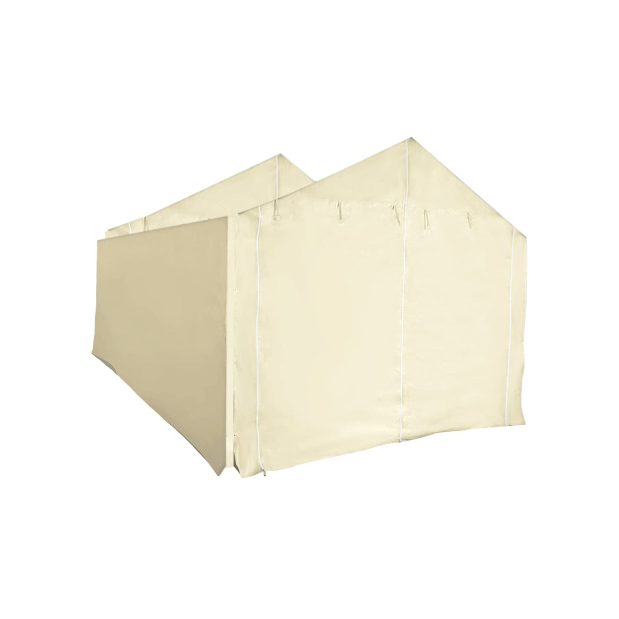 Caravan Canopy Tent Sidewalls for Mega Domain Carport with Straps, Ideal for Garage Storage, Inflatable Garage Covering, Tan (Sidewalls Only) Caravan Canopy