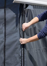 ARROW, Fabric Enclosure Kit for 10 x 15-ft Arrow Carports (Metal carport not included ARROW