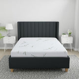 8 Inch Queen Size Hybrid Memory Foam Mattress - Mattress in a Box for Bunk Bed, Trundle Bed, RV Mattresses,Dual Layer Gel Infused & Bamboo Cover, Medium-Firm Support, CertiPUR-US Certified (Queen) Luxizawmlinium