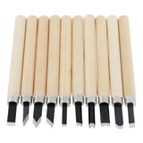 OriGlam 10pcs Professional Wood Carving Chisel Set, Carbon Steel Wood Carving Tools, Woodworking Chisels Wood Chisel Kits, Power Grip Carving Tools Great for Carving Woodworking Beginners & Kids OriGlam