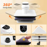 AKEYDIY NEW 15X15 Dual Auto Heat Press Machine for T-Shirts, 360° Swing Away Heat Press with Auto Press Release, Heat Up Fast (Two-Workstation) AKEYDIY