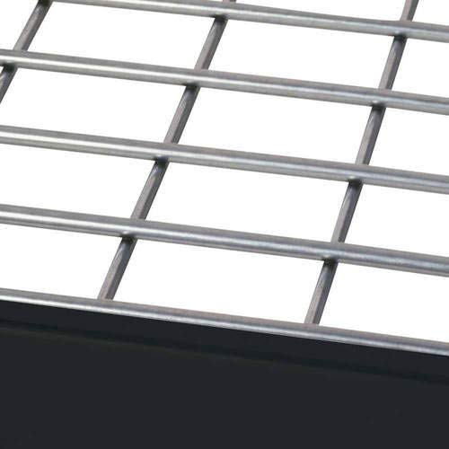 Edsal 72"H x 77"L x 24"W Steel Welded Storage Rack, Black EDSAL