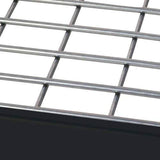 Edsal 72"H x 77"L x 24"W Steel Welded Storage Rack, Black EDSAL