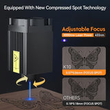 WAINLUXPRO K10 Laser Engraving Machine,0.01mm Accuracy 3000mwLaser Engraver, 80 * 80 Engraving Area,WiFi Connection,DIY Tools for Wood, Leather, Laser Class1,Offline Engraving,Grabadora Láser WAINLUXPRO