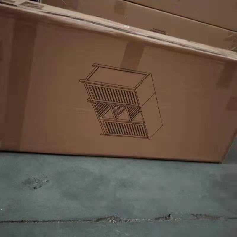 SogesHome Bamboo Bathroom Storage Cabinet, Freestanding Floor Cabinet with 4-Tier Shelf for Kitchen, Midi Cabinets with 2-Doors for Living Room, Bathroom SogesHome