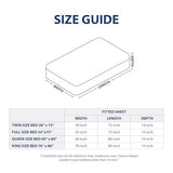 Cathay Home Luxury Wrinkle and Fade Resistant Double Brushed Ultra Soft Microfiber 14-Inch Standard Pocket Single Fitted Sheet, Blue Fog, Twin Cathay Home