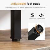 Need 63 Inch Large Computer Desk - Modern Simple Style Home Office Gaming Desk, Basic Writing Table for Study Student, Black Metal Frame, Teak Need