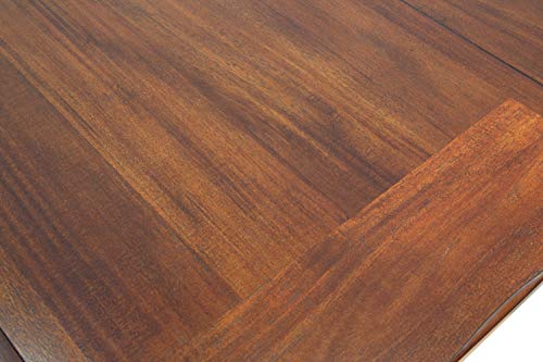 Signature Design by Ashley Ralene Traditional 36" Counter Height Dining Room Extension Table, Medium Brown Signature Design by Ashley