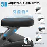 Office Chair Big and Tall, Desk Computer Chair for Heavy People, Oversized Executive Gaming Chair, Extra Wide 500LBS Ergonomic Comfy Office Chair with Adjustable Lumbar Support & 5D Flip Arms BestGlory