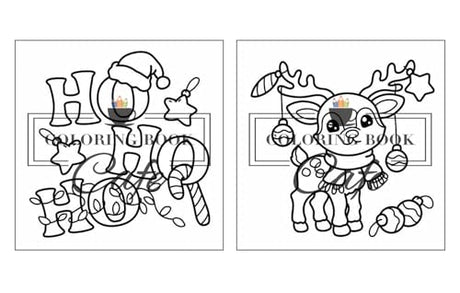 Cozy Christmas: Cute and Cozy Coloring Book for Adults & Teens Featuring Easy and Bold Christmas Designs WoodArtSupply