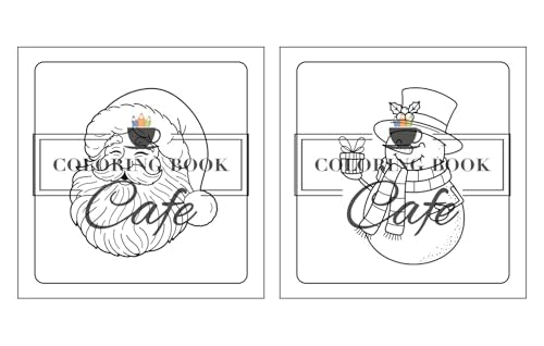 Cute Christmas: Bold and Easy Coloring Book for Adults and Teens Featuring Adorable Christmas Designs for Stress Relief and Relaxation WoodArtSupply