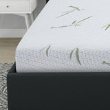 8 Inch Queen Size Hybrid Memory Foam Mattress - Mattress in a Box for Bunk Bed, Trundle Bed, RV Mattresses,Dual Layer Gel Infused & Bamboo Cover, Medium-Firm Support, CertiPUR-US Certified (Queen) Luxizawmlinium