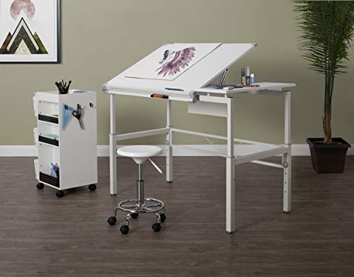 Studio Designs Graphix II Workstation - White/Gray 10211 SD STUDIO DESIGNS