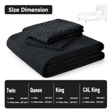 Lavsiry Black Quilt Twin Size with Striped Pattern, Lightweight Soft Summer Thin Microfiber Bedspread & Coverlet Bedding Set for All Seasons - 2 Piece(1 Quilt, 1 Pillow Sham) Lavsiry