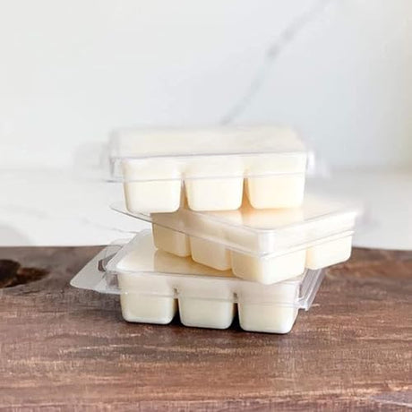YYCH Wax Melt Molds - 100 Pack Clear Plastic Clamshells for Wickless Candles CAKETYCG