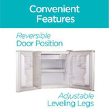 BLACK+DECKER BCRK17W Compact Refrigerator Energy Star Single Door Mini Fridge with Freezer, 1.7 Cubic Ft., White BLACK+DECKER