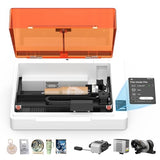 TOOCAA NOVA 20W AI Smart Laser Engraver with 5MP Camera & Auto Focus, Rotary Kit for Tumblers, Class 1 Fully Enclosed Safety, Dual Channel Exhaust, Plug-and-Play Portable Desktop for Home & Business TOOCAA