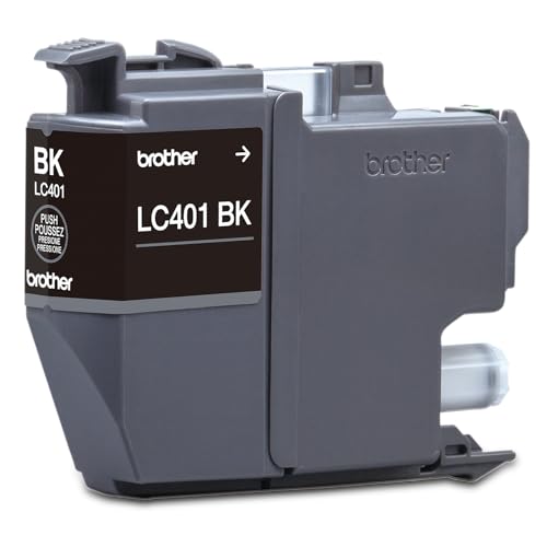 Brother Genuine LC401BK Standard Yield Black Ink Cartridge Brother