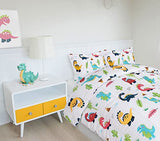 Utopia Bedding Dinosaur Kids Comforter Set with 2 Pillow Shams, 3 Piece Soft Microfiber Twin Bed Comforter with Pillow Shams, Printed Kids Bedding for Boys and Girls, Lightweight, Breathable,Easy Care Utopia Bedding