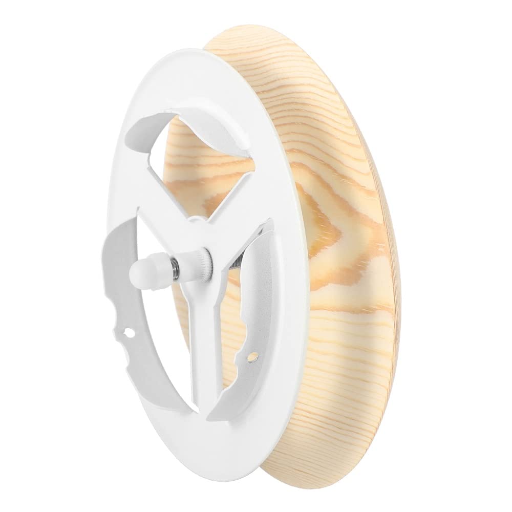 Vindar Sauna Room Air Vent 3.74" Round Pine Wooden Sauna Adjustable Exhaust Air Ventilation for Barrel Sauna, Sauna Room, Steam Room Exhaust Ventilation Vindar