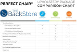 Perfect Chair Human Touch PC-420 Classic Manual Plus Zero Gravity Recliner, Black Vegan SoftHyde Vinyl, Extended Armrests, Solid Wood Stain Base (Walnut Wood Stain Base)