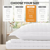 Cozyide White Duvet Cover Queen Size, Soft 3-Piece Seersucker Queen Duvet Cover Set, All Seasons Bedding Set with Zipper Closure and Corner Ties(90"x90", 2 Pillow Cases 20"x26") Cozyide