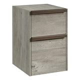 Sauder® Manhattan Gate 18"D Vertical 2-Drawer Mobile File Cabinet, Mystic Oak Sauder