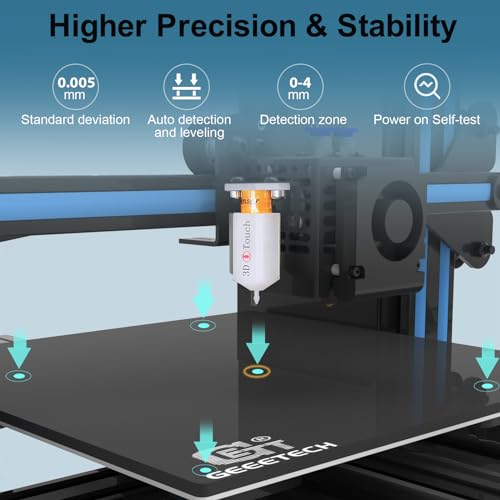 Geeetech Upgrade BL- Touch V3.2 Auto Bed Leveling Sensor with 4 Brackets for All Ender 3 Series, Ender 5, Ender 5 Pro, Ender 5s, CR10, CR10 V3 Printer. BL - Touch Kit for 8 or 32 Bit Motherbo - WoodArtSupply