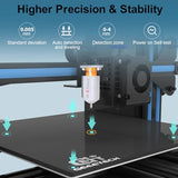 Geeetech Upgrade BL- Touch V3.2 Auto Bed Leveling Sensor with 4 Brackets for All Ender 3 Series, Ender 5, Ender 5 Pro, Ender 5s, CR10, CR10 V3 Printer. BL - Touch Kit for 8 or 32 Bit Motherboard Geeetech