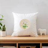 KEKEMEOW 3 Sets Embroidery Kit for Beginners, Stitches with Wild Flower Patterns, DIY Cross Stitch Kits for Adults, Needlepoint Hand Embroidery Kit with Stamped Pattern、Instruction、Hoop