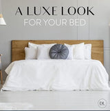 Danjor Linens Bed Sheet Set King Size for Hot Sleepers, Hotel Premium Sheets with 4 Pillowcases, Lightweight Brushed Microfiber Deep Pockets, Breathable Cooling 6 Piece Bedding Sets, Gray Danjor Linens