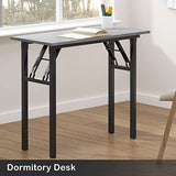 Need Small Desk 31 1/2" No Assembly Foldable Writing Table,Sturdy and Heavy Duty Folding Computer Desks for Small Space/Home Office/Dormitory AC5LB(80 * 40) Need