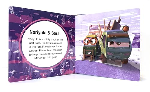 Disney / Pixar Cars on the Road My First Puzzle Book - Jigsaw Puzzles for kids, 10-page board book, 5 puzzles to enjoy Phidal