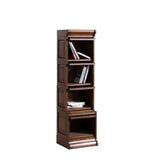 Crafters and Weavers Arts and Crafts Wood Barrister Bookcase in Solid Walnut Crafters and Weavers